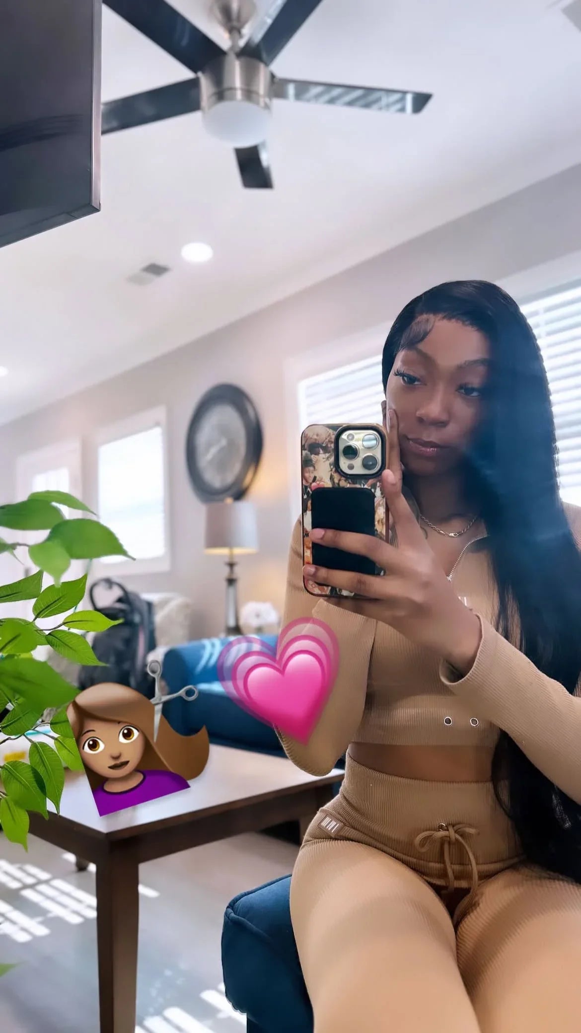 Straight virgin hair extension from Glam Luxe Hair Collection, showcasing smooth, sleek hair strands.